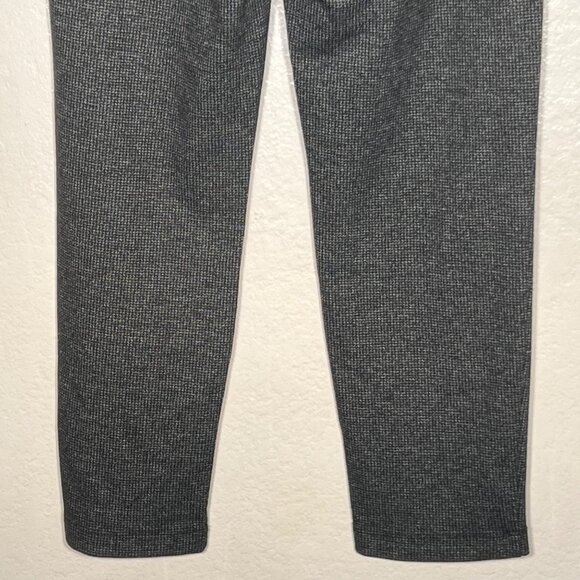 Loft M Gray Textured Pant Drawstring Waist Lightweight Comfortable Casual Office - Picture 6 of 14